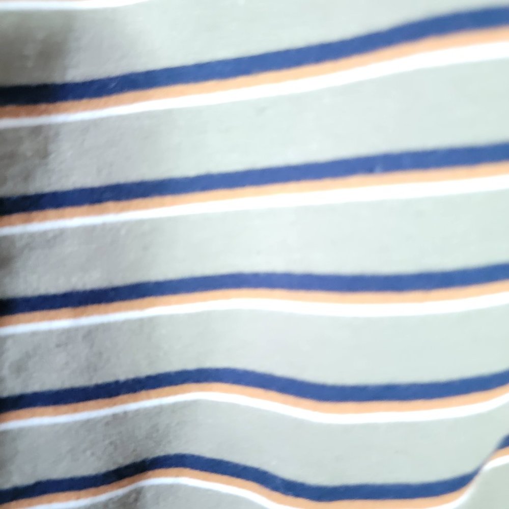 Sweet Claire Long Side Zip Side Pocket Striped Hoodie Size Medium - Picture 8 of 9